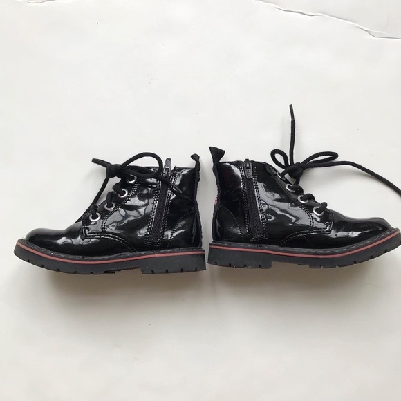 Zara x Disney Minnie Mouse patent boots VGUC size 24(8 toddler) - Picture 3 of 8